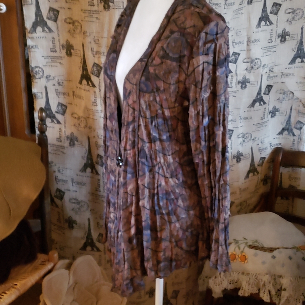 Pleats Collection Top | Blazer